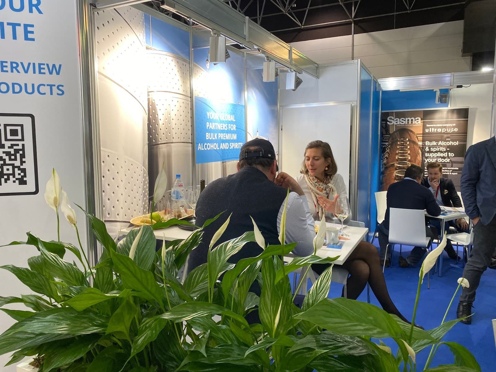 Sasma booth at ProWein trade fair