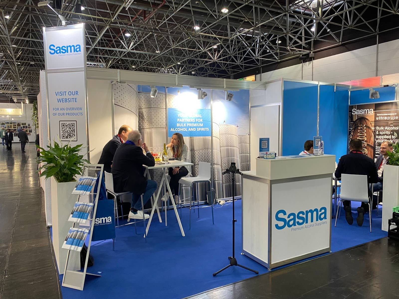 Sasma booth at ProWein Trade Fair